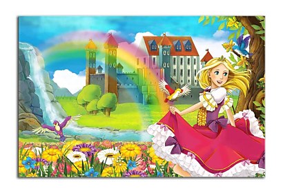 Fototapeta Princess and Castle 24733